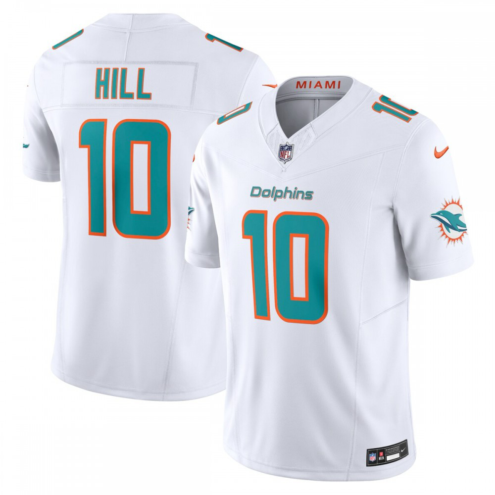 Tyreek Hill Miami Dolphins Nike Vapor F.U.S.E. Limited Jersey - White-GridironStore
